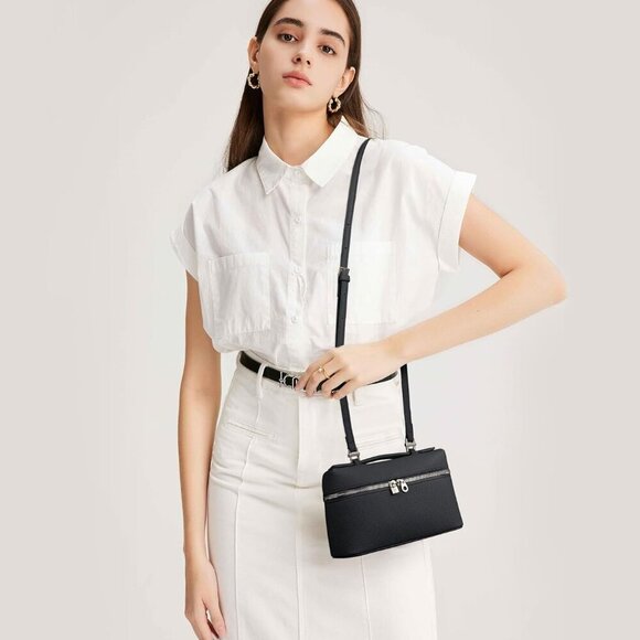 KALIDI Crossbody Bag for Women Small Top-Handle Pouch Designer Shoulder Handbag - Picture 6 of 7